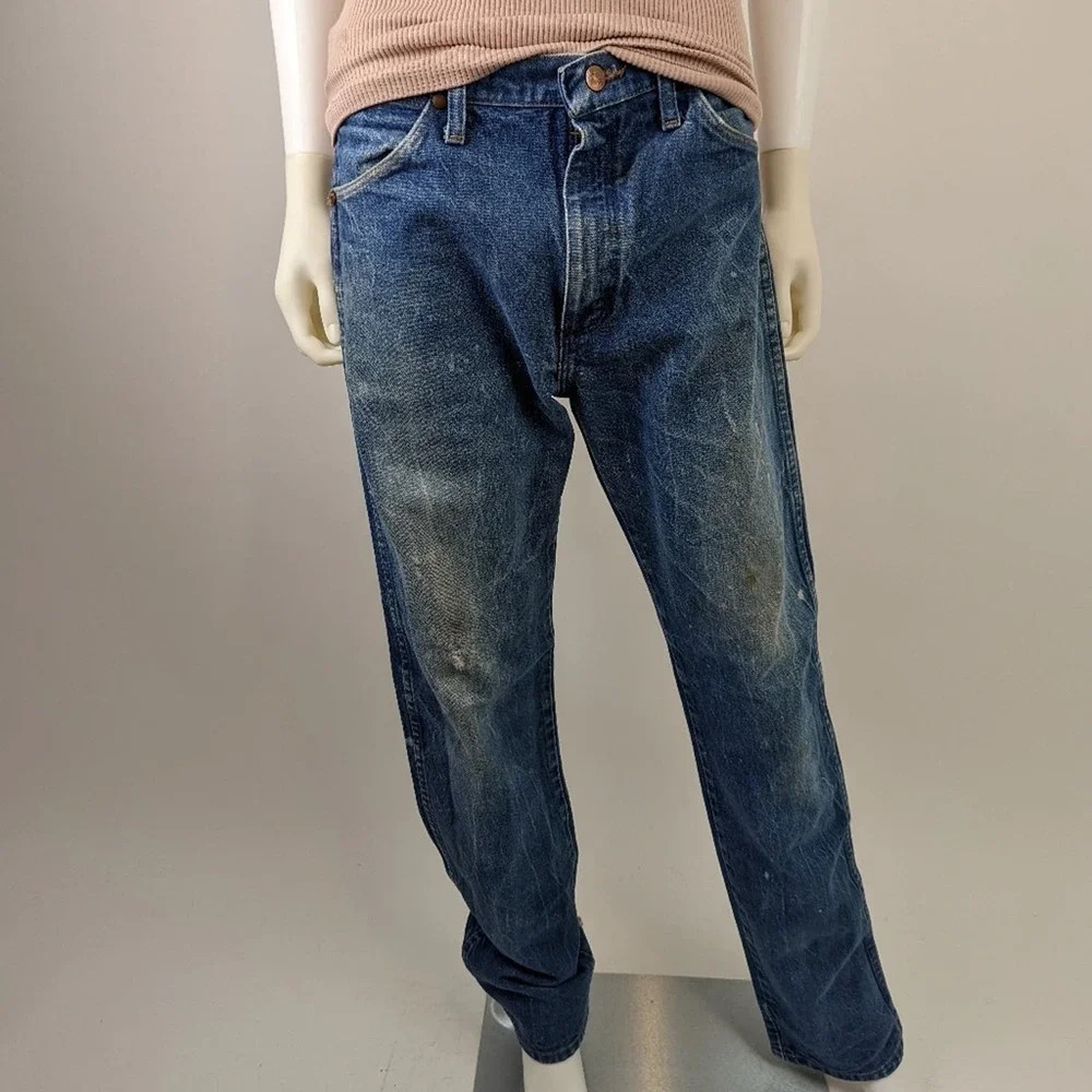 Vintage 70's Distressed Well Worn Wranglers 33x34